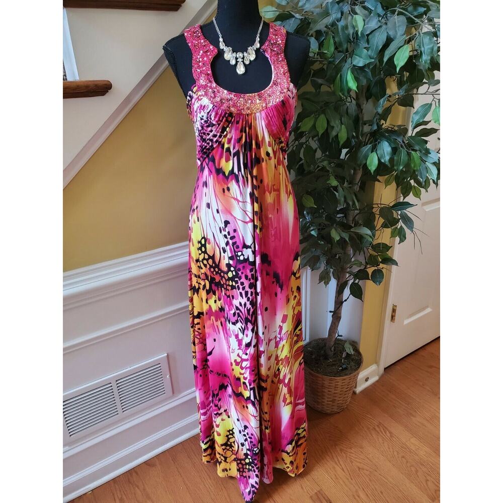 JS Boutique Women Colorful Long Cocktail Dress 12